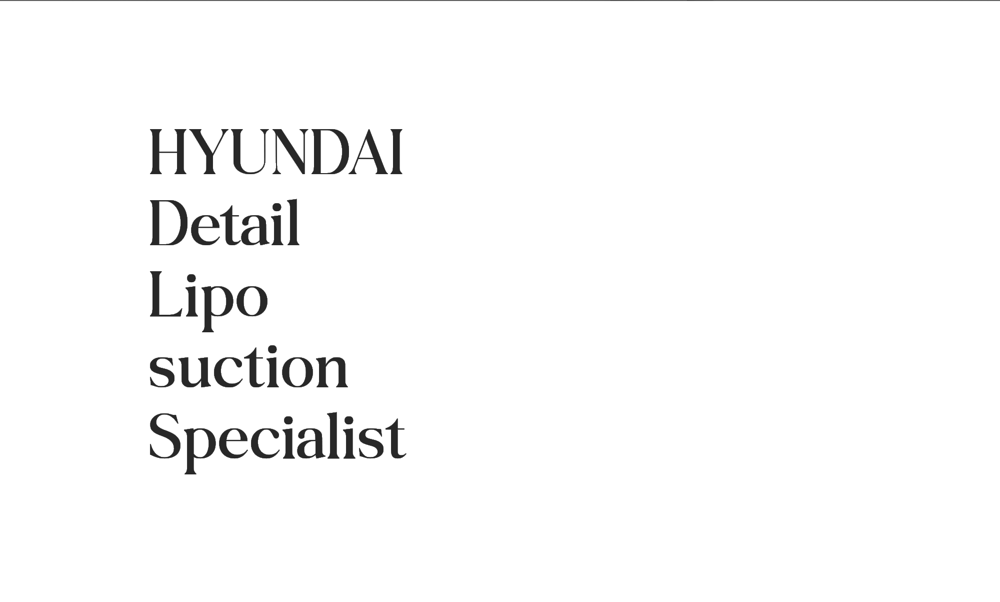 Giới thiệu hút mỡ chi tiết Thẩm mỹ Hyundai — nền giải thích bác sĩ chuyên khoa phẫu thuật thẩm mỹ trực tiếp phẫu thuật và vận hành hệ thống Bespoke
