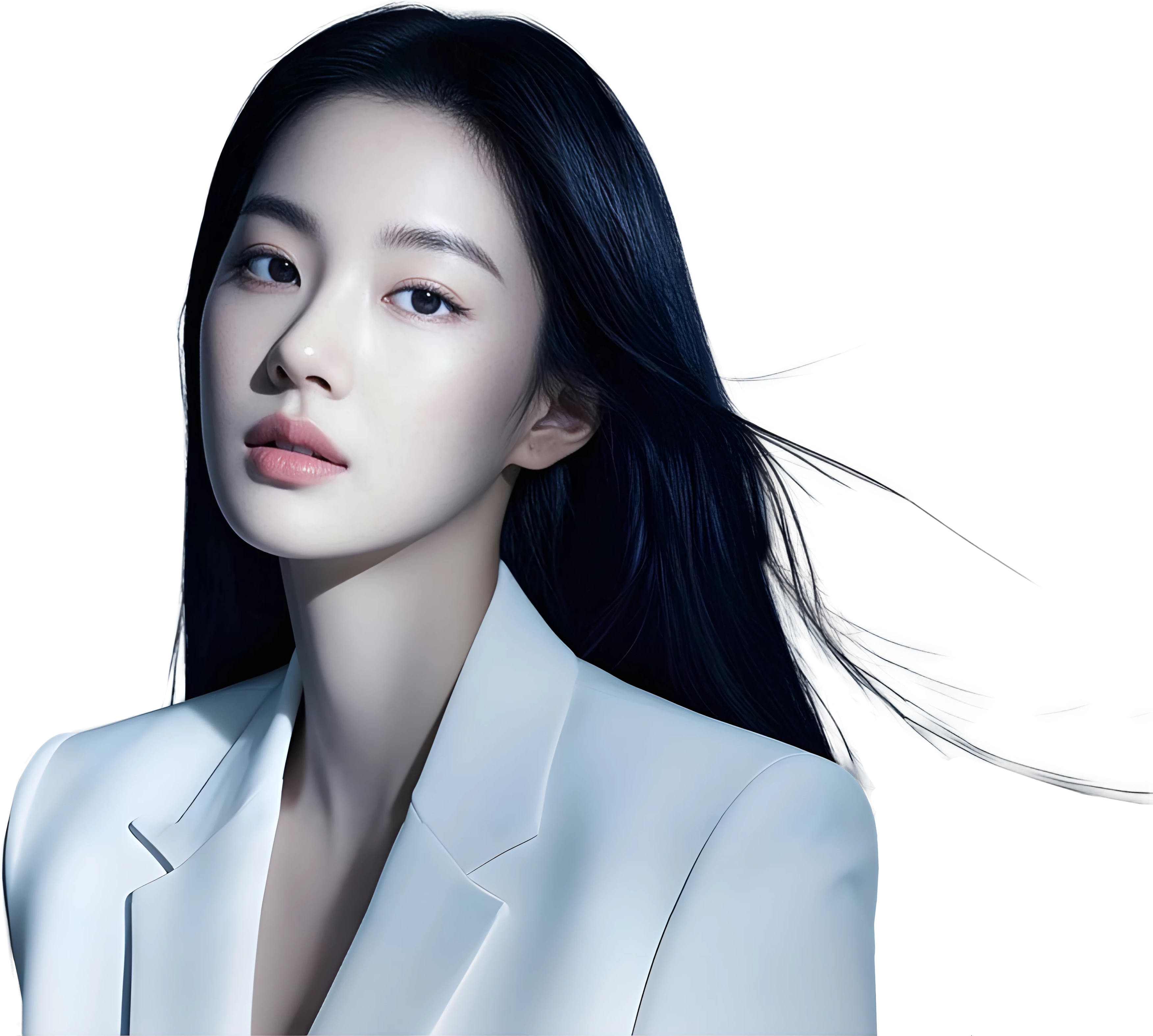 Người mẫu chỉnh sửa mũi gồ